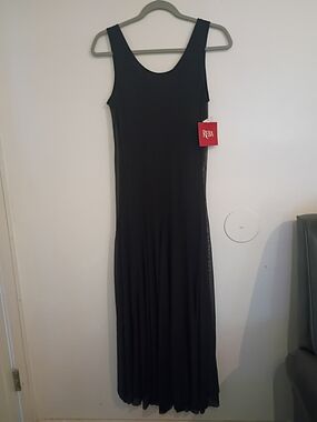 Reba Black Sleeveless Maxi Dress Sz S NWT